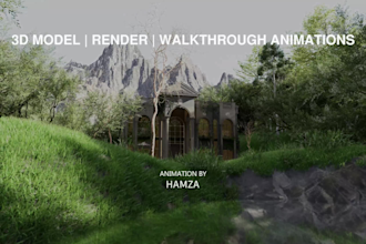 create contemporary house exterior 3d architectural visualization in 3ds max