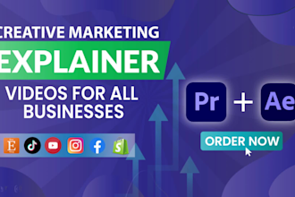 create an explainer video or commercial video ad using stock footage