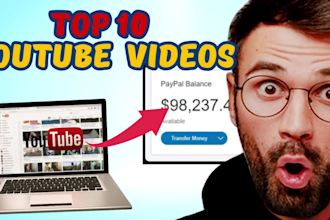 create youtube top 10 videos, faceless cash cow videos, and top 10 editing