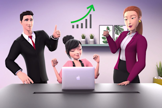 create mesmerizing and unique 3d animations  videos for you