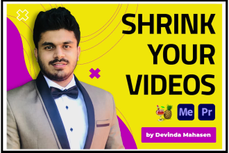 compress or convert your videos within a few hours