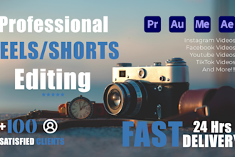 edit reels videos for you in 24 hour