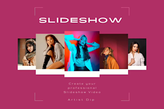captivating full HD photo slideshow video creation with custom music