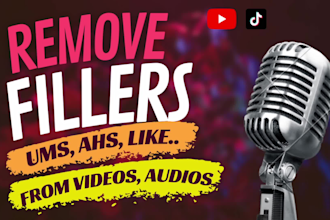 remove filler words ums, silences from your videos, podcasts