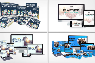 design ecover bundle, digital product mockup and ebook cover