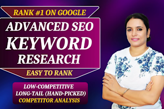 do advanced SEO keyword research and competitor analysis