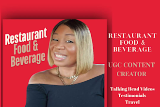 create food and beverage ugc videos that will convert
