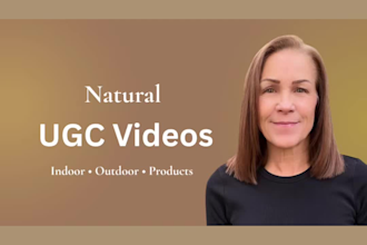 create natural lifestyle ugc videos