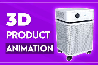 create stunning 3d product animation