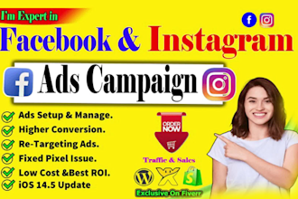 setup facebook ads campaign for leads and sales