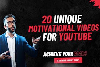 create motivational videos for your youtube channel