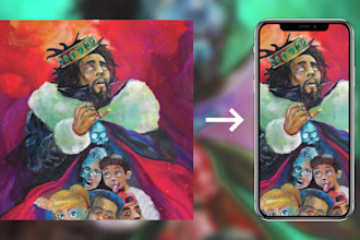 animate your music album cover art for your spotify canvas video
