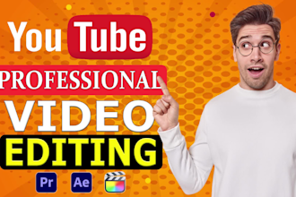 do professional youtube video editing and vlog video editor