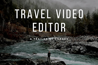 edit your youtube video, travel, vlog, wedding videos