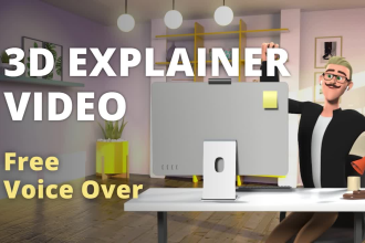 create a striking 3d explainer video