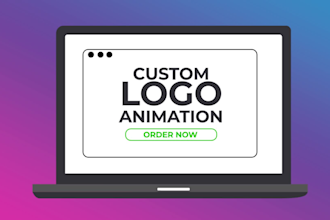 create a custom logo animation and youtube intro outro