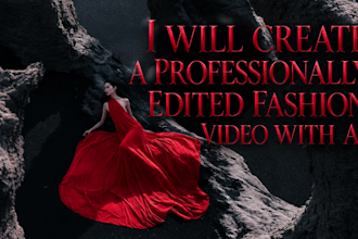 create a professionally edited fashion video with ai
