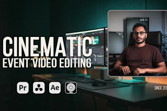 edit a cinematic event recap, corporate highlight, or aftermovie
