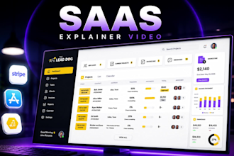 create saas explainer and demo video for your software or app