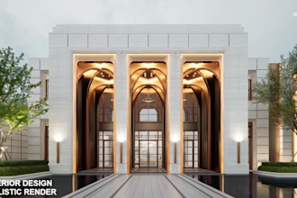 design and render 3d architectural model, interior, exterior