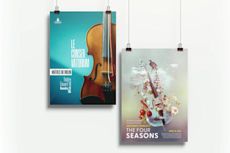 create a modern concert, event, exibition, party poster