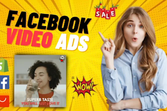 create viral dropshipping video ads, tiktok video ads and facebook product ads