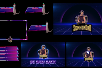 custom animated twitch overlay intros
