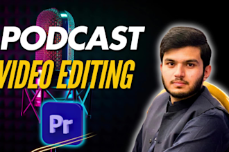 do professional video editing for podcasts, youtube videos