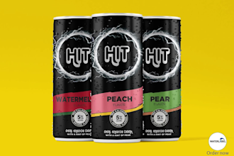 design premium energy drink, beer, soda can label