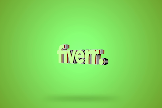 create a 3d rotating logo animation spin loop