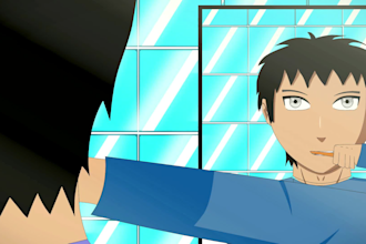 2d cartoon animation, 2d animation video, 2d character animation, 2d music video
