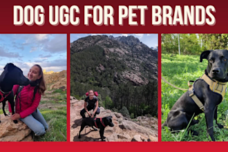 create authentic dog ugc videos for pet brands