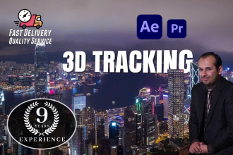 do 3d camera tracking, match moving and motion tracking