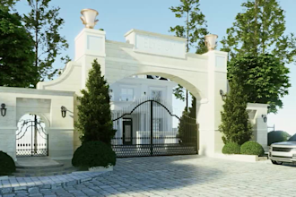 design a modern and functional gate for your house
