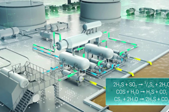 do 3d industrial video oil refinery process chemical plant solar energy visual