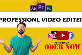 edit porfessionl vidieos vlogs,travel,shortvideo, and more