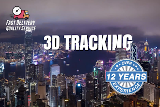do 3d camera tracking, match moving and motion tracking