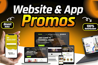 create engaging website and app promo video
