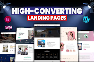 build landing pages, website design, lead generation pages, and funnels