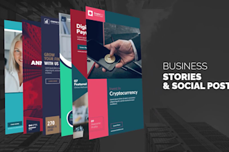 do animated instagram business stories and posts