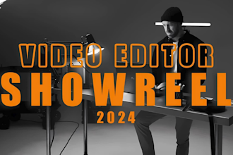 edit eye catching showreel, demoreel to showcase your talent