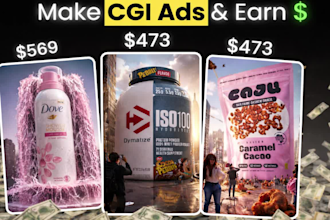 create high converting cgi ads and ugc video commercials