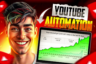 setup youtube automation channel bussiness  and create automated cash cow videos
