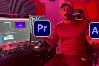 teach you video editing in premiere pro or after effects
