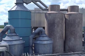 do 3d industrial technical video chemical plant explosion engineering  animation