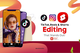 edit viral tiktok and instagram reels with fast delivery