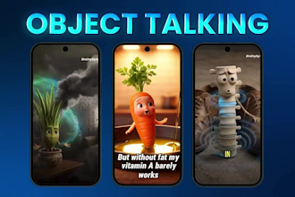 create an ai object talking video that goes viral