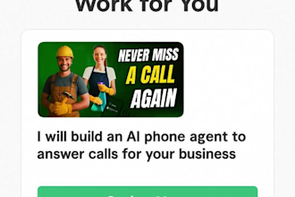 create an ai phone agent to answer calls for your business