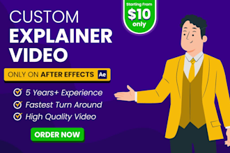 create a 2d animated explainer video for marketing
