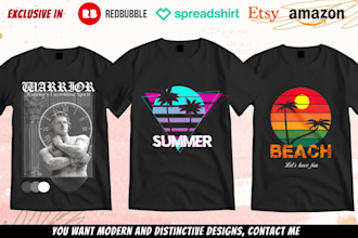 create trendy t shirt design
